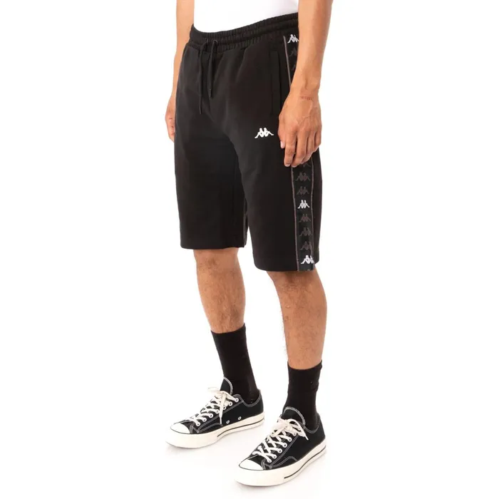 222 Banda Marvzin Shorts 8211 Black Grey White Black Grey White Kappa Mens Shorts Popular
