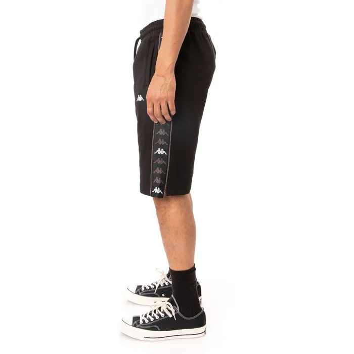 222 Banda Marvzin Shorts 8211 Black Grey White Black Grey White Kappa Mens Shorts Popular