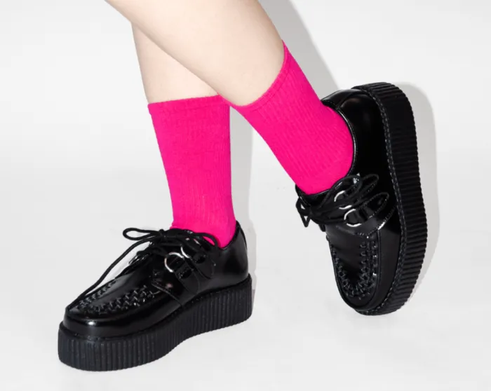 5 Pack Multi Color Crew Sock Adult TUK Shoes MultiPack