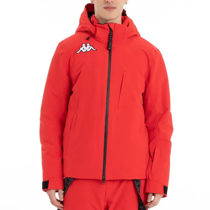 6Cento 606 Ski Jacket 8211 Red Red Kappa Mens Jackets
