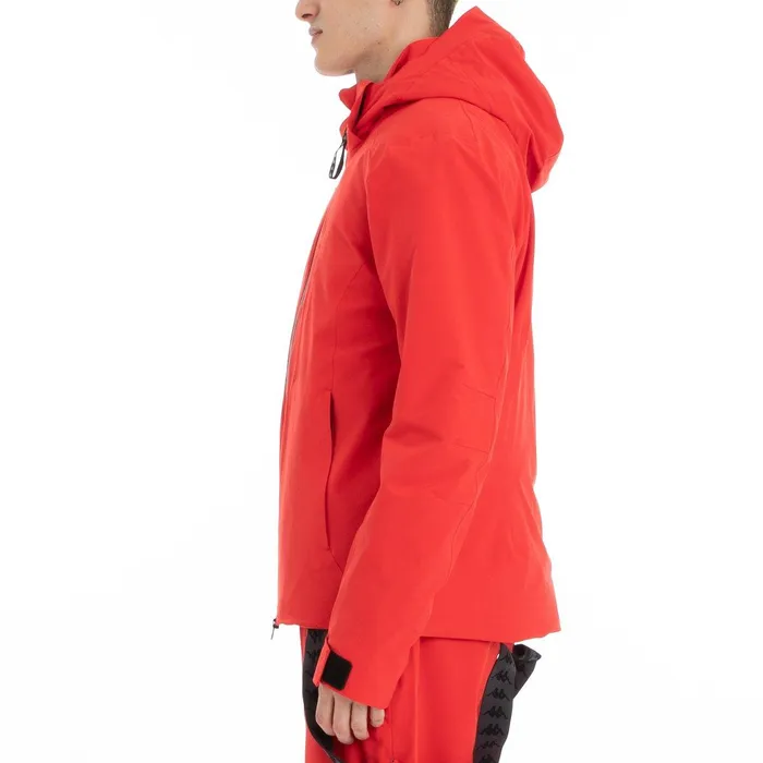 6Cento 606 Ski Jacket 8211 Red Red Kappa Mens Jackets