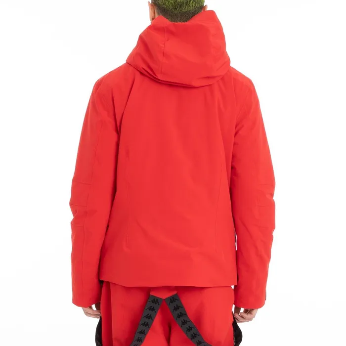 6Cento 606 Ski Jacket 8211 Red Red Kappa Mens Jackets