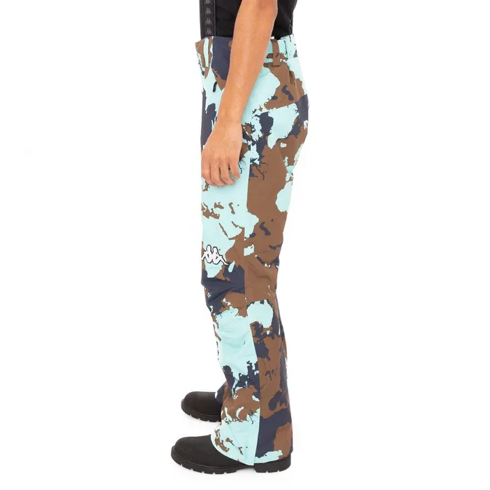 6Cento 622 Ski Pants 8211 Blue Brown Blue Brown Kappa Mens Ski Near Me