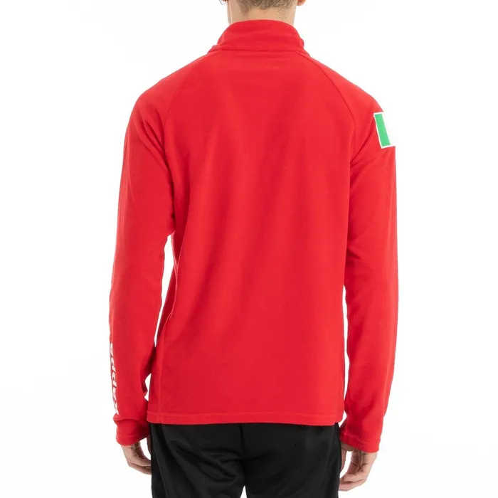 6Cento 687B Fisi Fleece Jacket 8211 Red Red Kappa Mens Ski