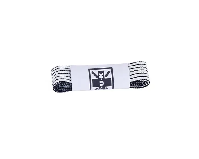 75 CM Black and White Stripe Flat Shoe Laces Adult TUK Shoes Shoe Laces