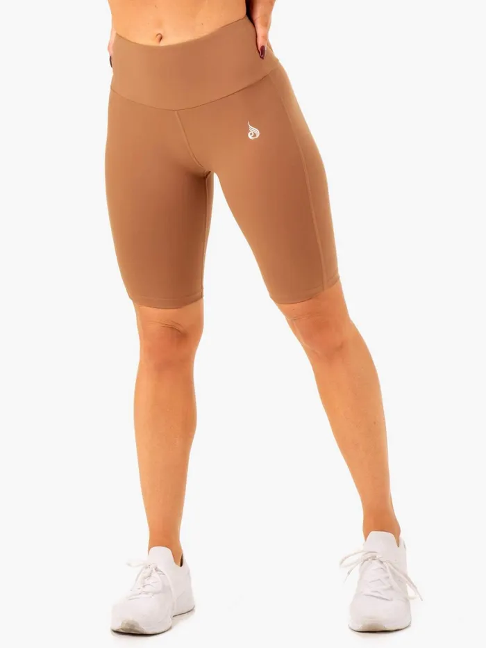 Action Bike Short 8211 Mocha Women Ryderwear Gym Shorts