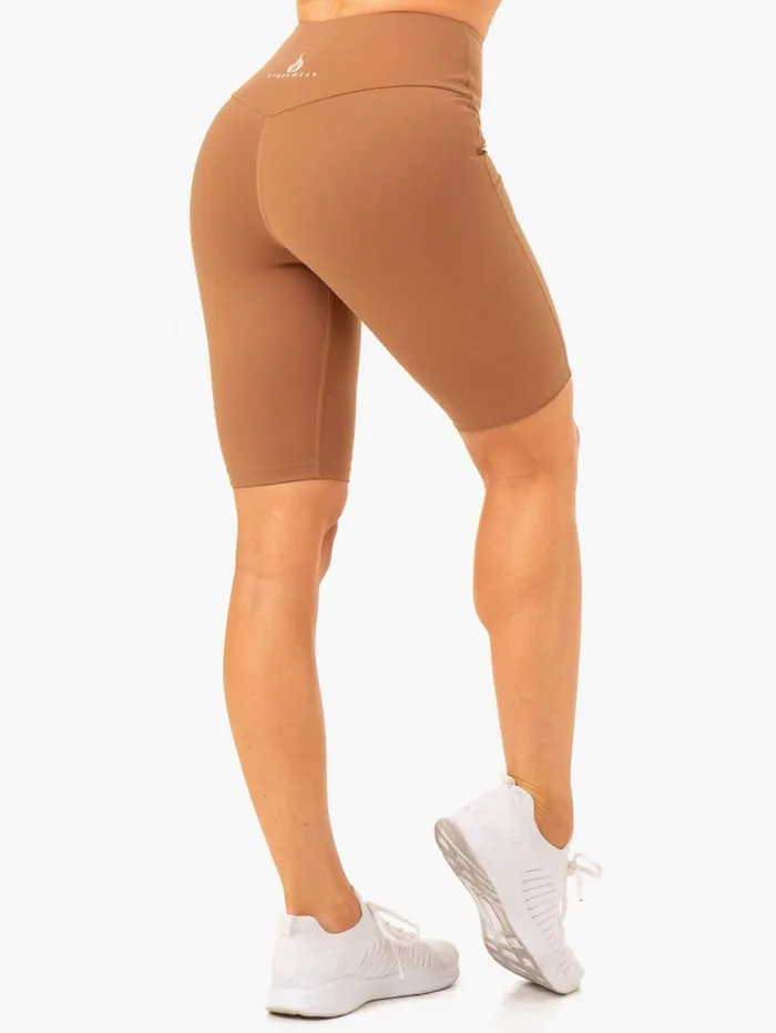 Action Bike Short 8211 Mocha Women Ryderwear Gym Shorts