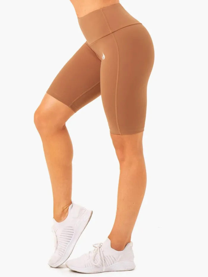Action Bike Short 8211 Mocha Women Ryderwear Gym Shorts