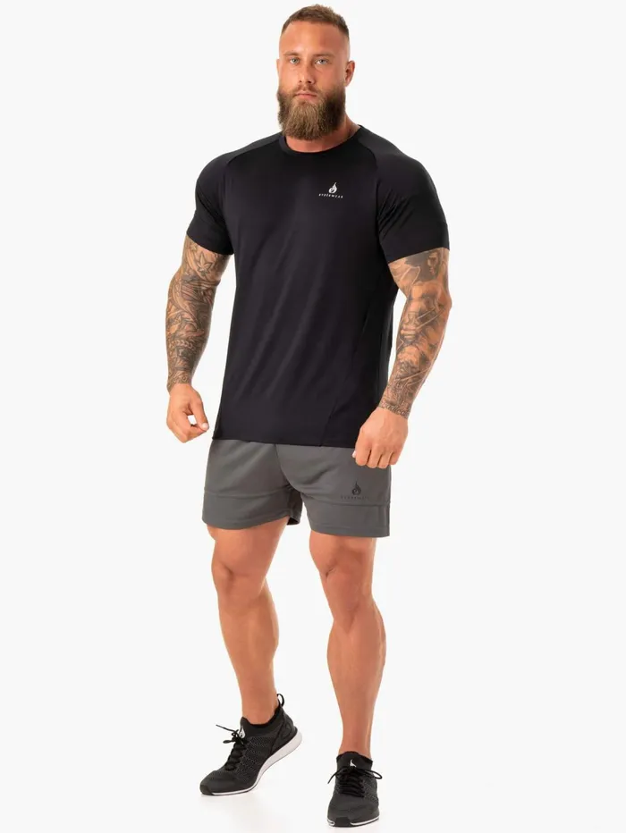 Action Mesh Short 8211 Charcoal Men Ryderwear Gym Shorts