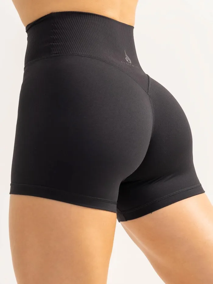 Activate High Waisted Shorts 8211 Black Women Ryderwear Gym Shorts