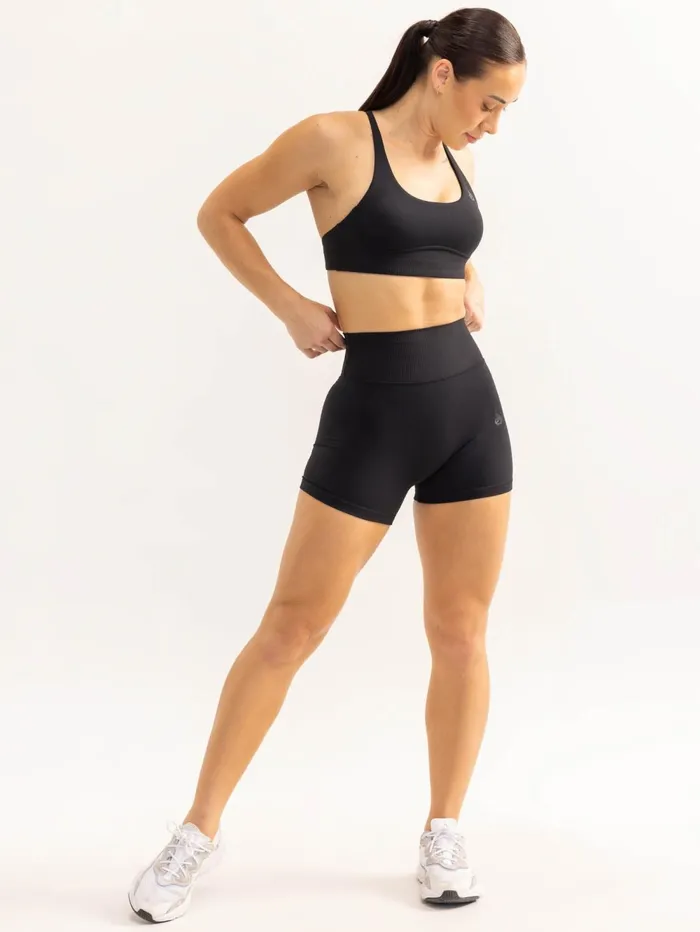 Activate High Waisted Shorts 8211 Black Women Ryderwear Gym Shorts