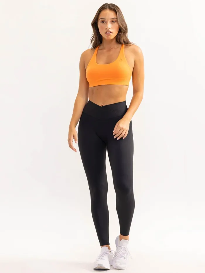 Activate Scoop Neck Sports Bra 8211 Tangerine Women Ryderwear Sports Bras