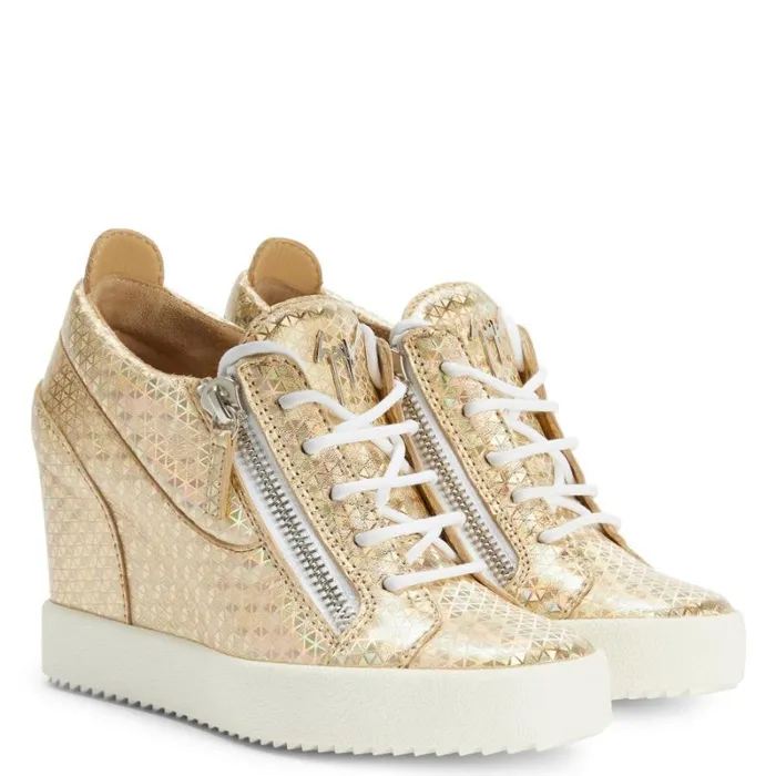 Addy Wedge Kaleido Gold Women Giuseppe Zanotti Sneakers