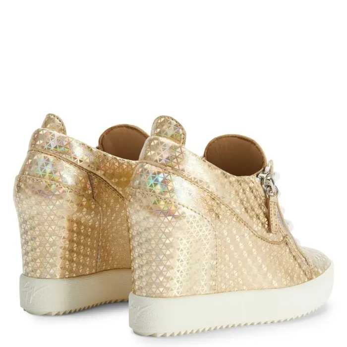 Addy Wedge Kaleido Gold Women Giuseppe Zanotti Sneakers