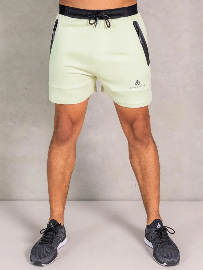 Advance Mesh Short 8211 Matcha Men Ryderwear Gym Shorts