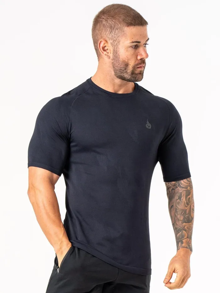 Aero Core Seamless TShirt 8211 Black Men Ryderwear Tops