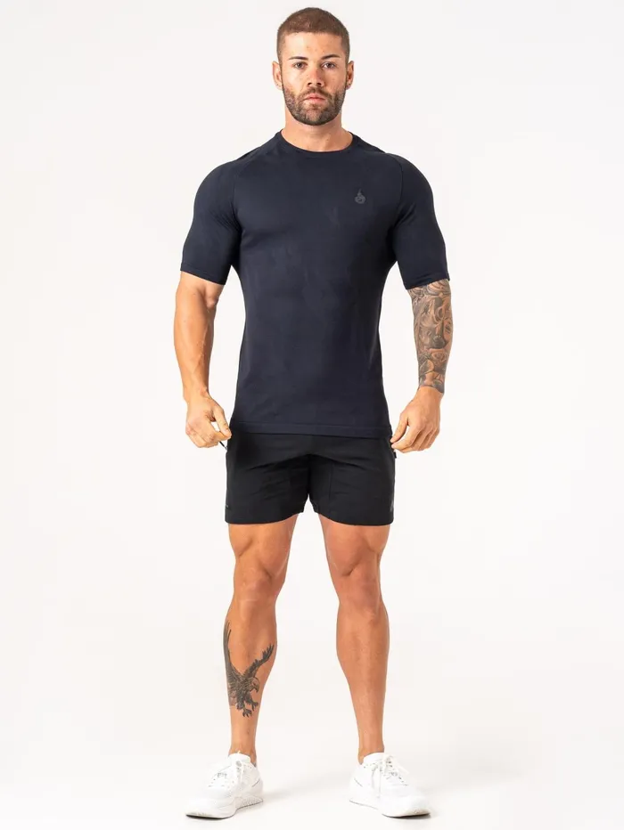 Aero Core Seamless TShirt 8211 Black Men Ryderwear Tops