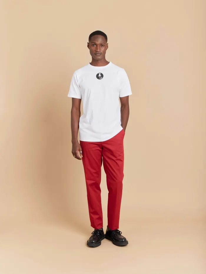 Agns B Artist039s Collection Men White Cotton Brando Tshirt Artist Ryan Mcginness