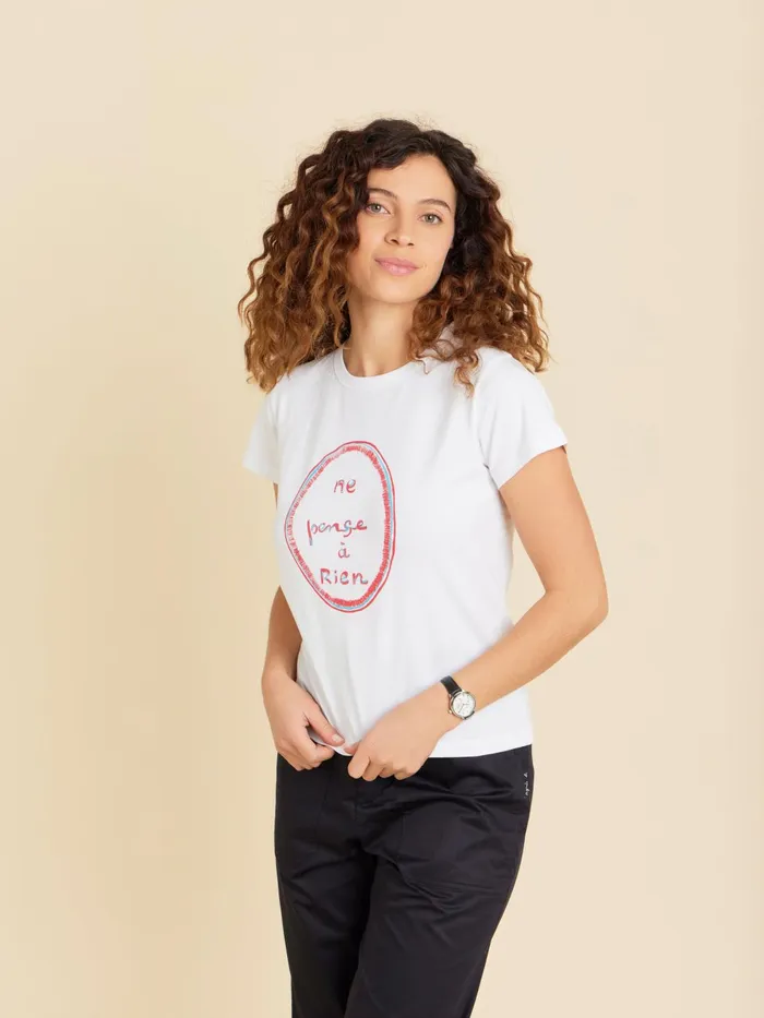 Agns B Artist039s Collection Women White Cotton Brando Tshirt Artist Louise Bourgeois