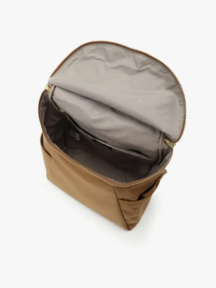 Agns B Backpacks Women Brown Nylon Backpack