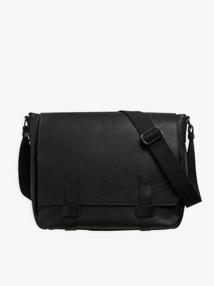 Agns B Bags Men Black Leather Joshua Handbag