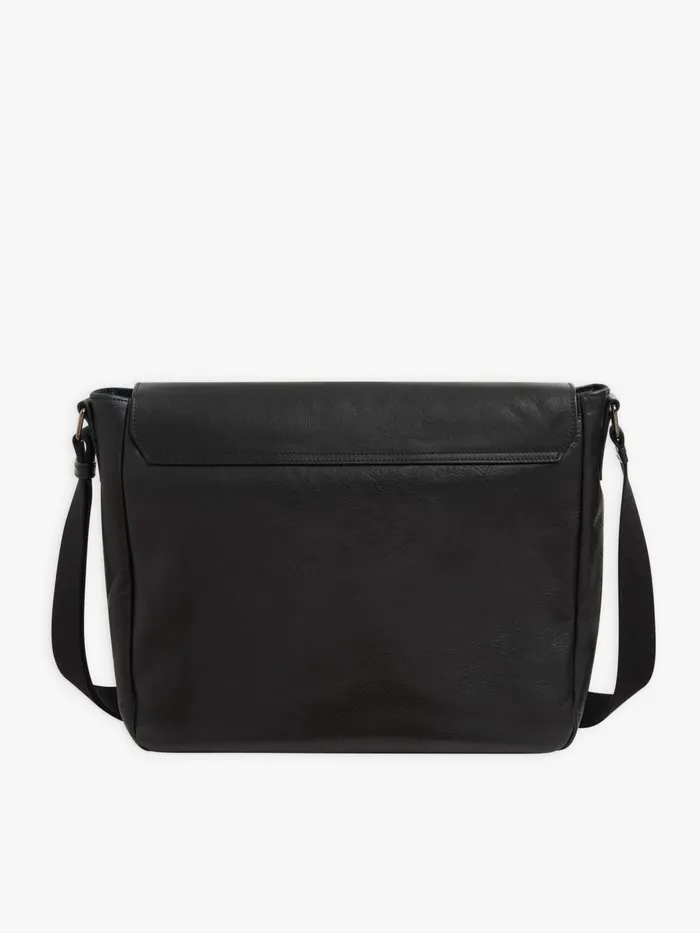 Agns B Bags Men Black Leather Joshua Handbag