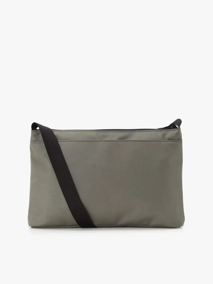 Agns B Bags Men Green Polyester Shoulder Bag