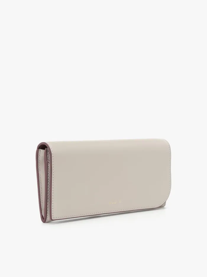 Agns B Bags Women Beige Long Leather Wallet