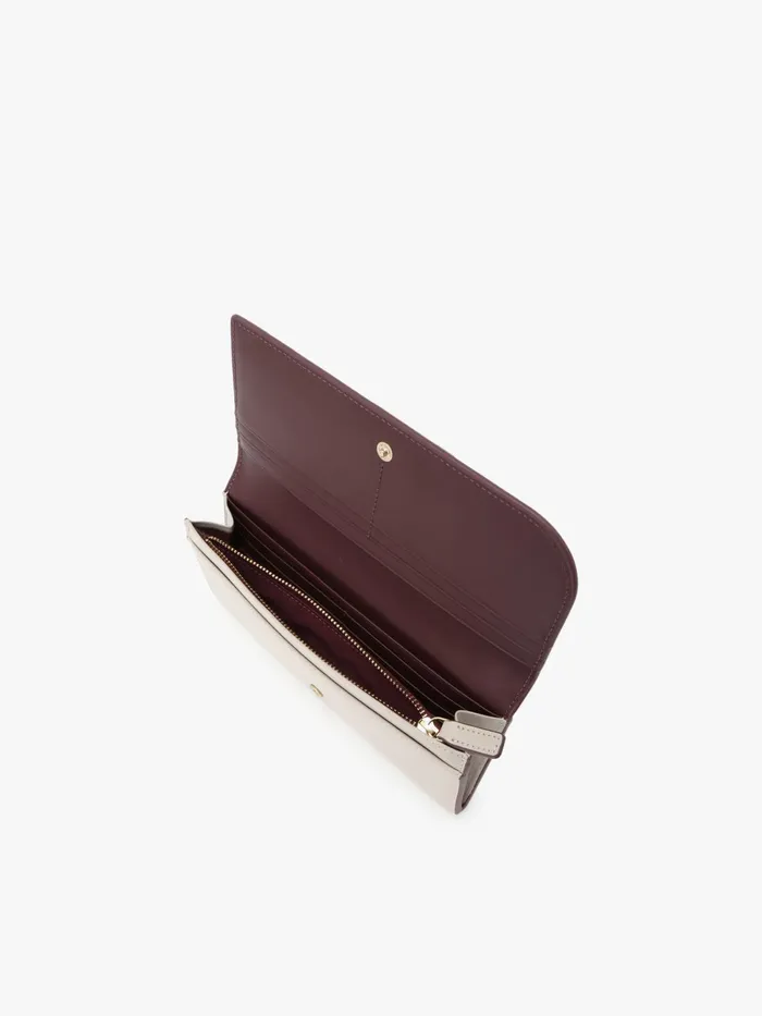 Agns B Bags Women Beige Long Leather Wallet