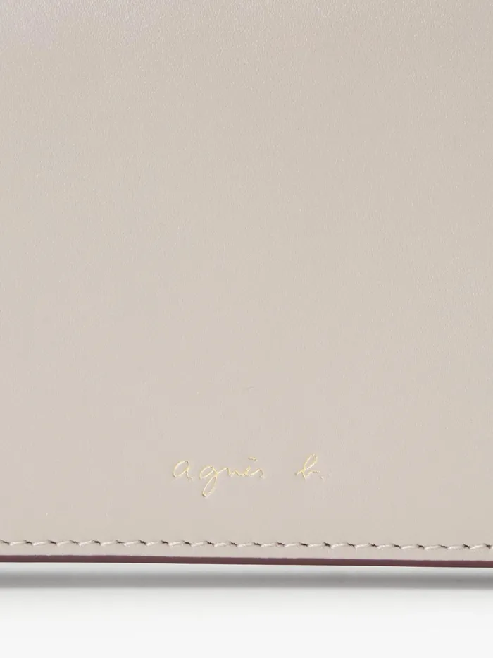Agns B Bags Women Beige Long Leather Wallet