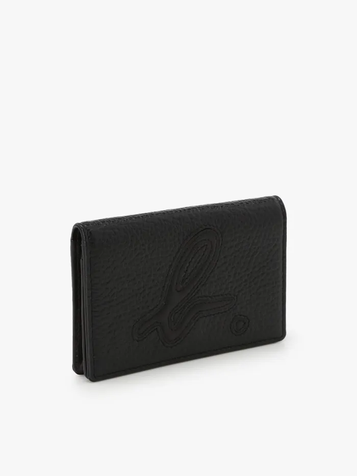 Agns B Bags Women Black Leather 034b034 Logo Cardholder