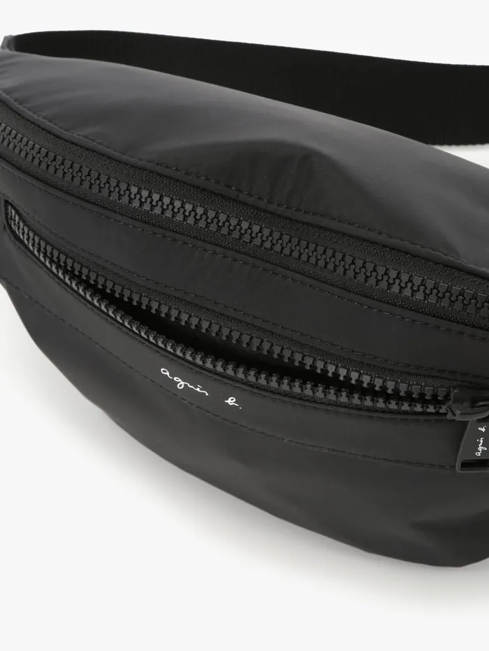 Agns B Bags Women Black Nylon Bum Bag