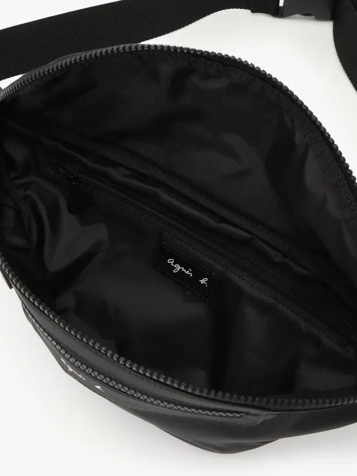 Agns B Bags Women Black Nylon Bum Bag