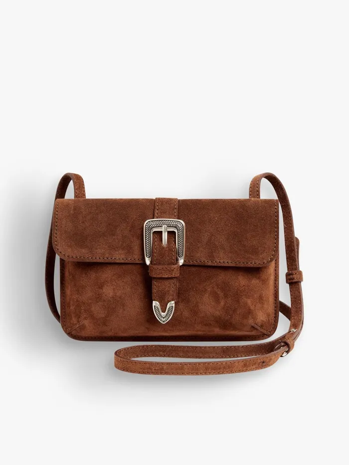 Agns B Bags Women Brown Leather Western Bag