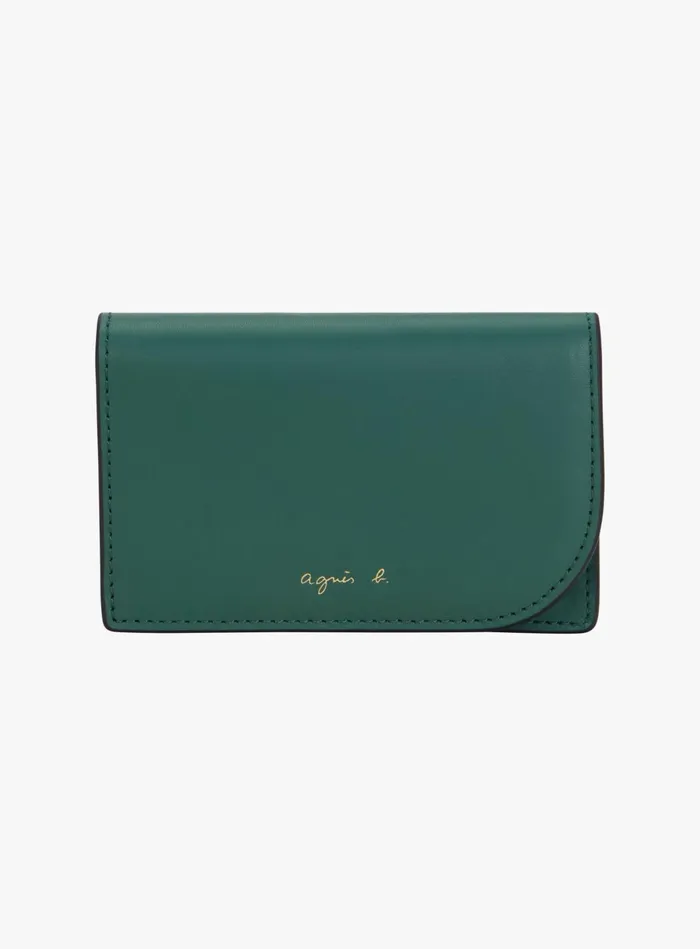 Agns B Bags Women Green Leather Wallet