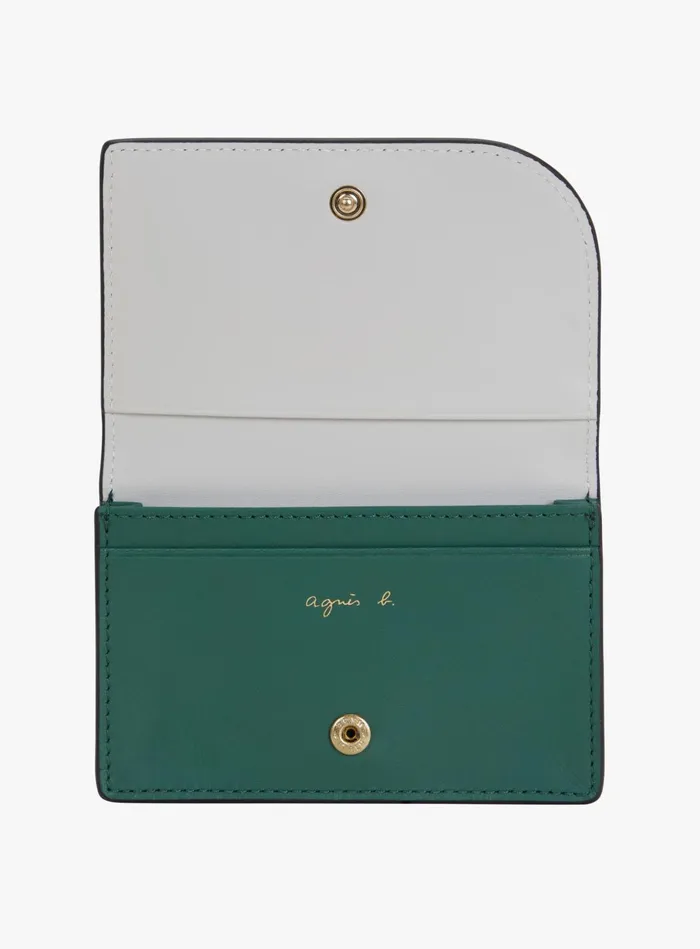 Agns B Bags Women Green Leather Wallet