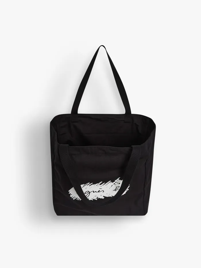 Agns B Bags WomenMen Black Cotton Jamie Tote Bag