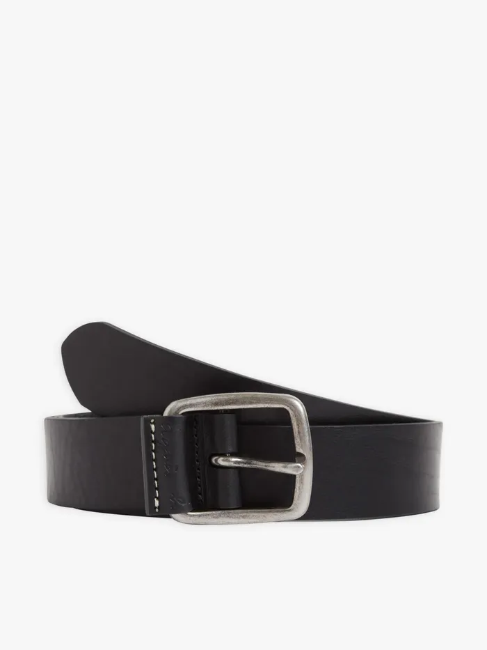 Agns B Belts Men Black Leather Pablo Belt