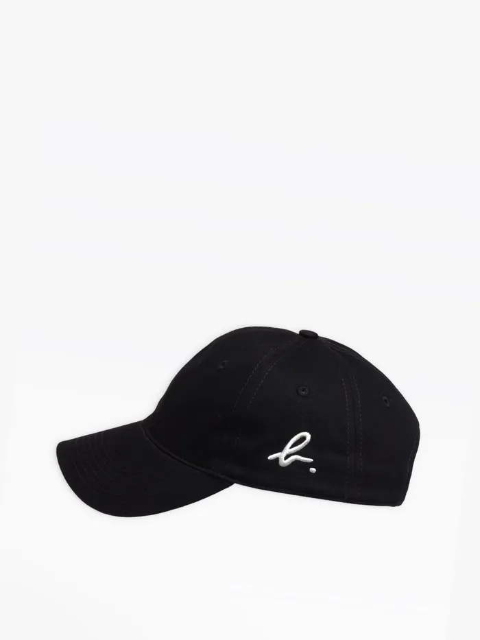 Agns B Caps and Hats WomenMen Black Cap With 034b034 Embroidery