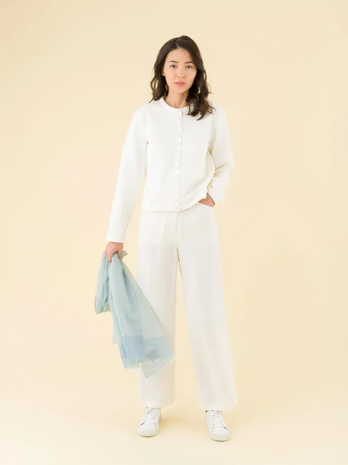 Agns B Cardigans Women Le Classique Fleece Snap Cardigan