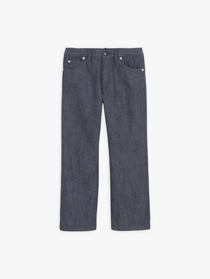Agns B Clothing Children Blue Straight Jeans