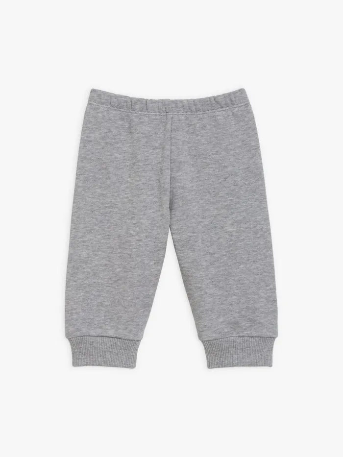 Agns B Clothing Children Turbo Cotton Fleece Grey Trousers