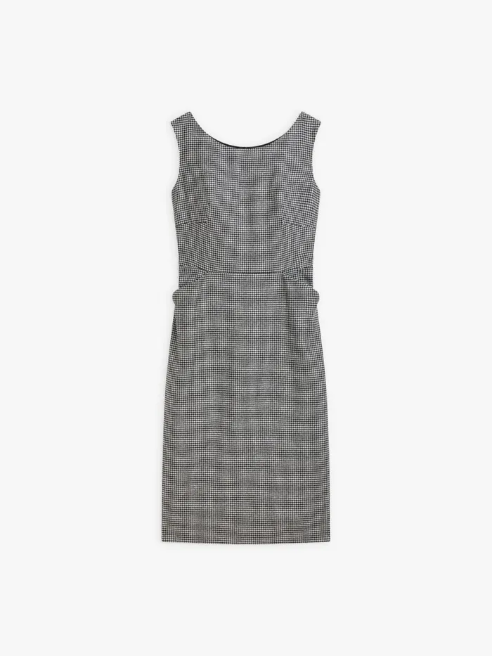 Agns B Dresses Women Black Houndstooth Vitti Sheath Dress