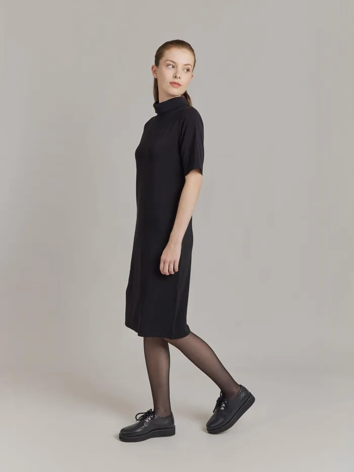 Agns B Dresses Women Black Jersey Crpe Moree Dress