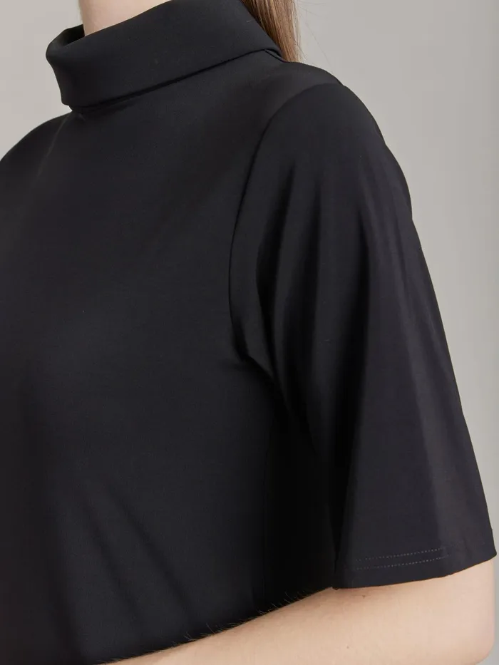 Agns B Dresses Women Black Jersey Crpe Moree Dress