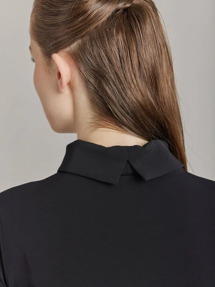 Agns B Dresses Women Black Jersey Crpe Moree Dress