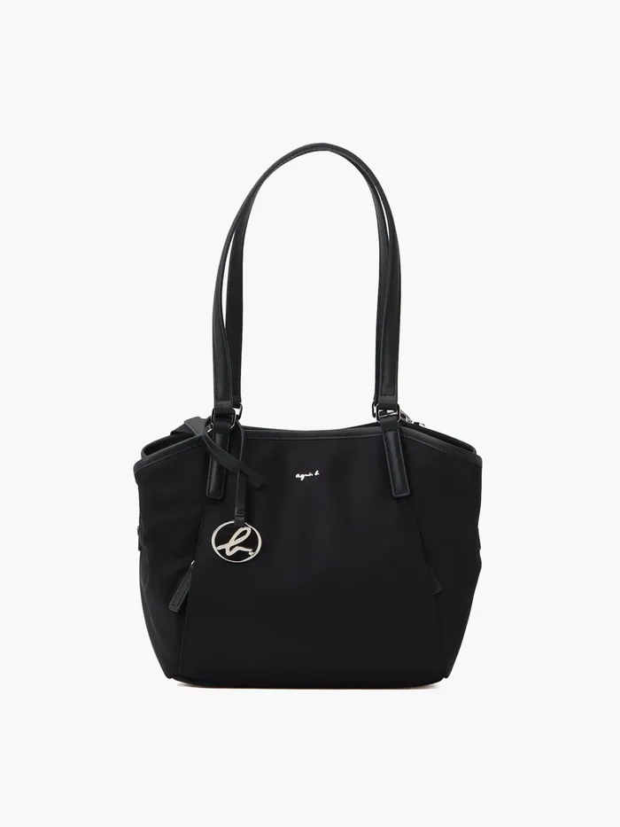 Agns B Handbags Women Black Nylon Canvas agns B Branded Bag