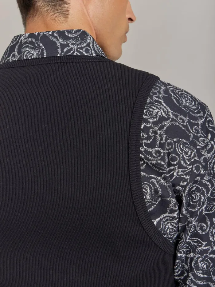 Agns B Jackets and Coats Men Blue Tweed Wool Cardigan