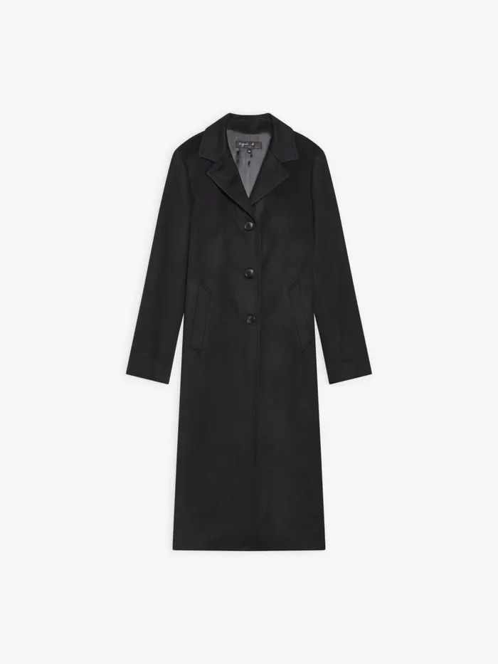 Agns B Jackets and Coats Women Black Cashmere North Coat