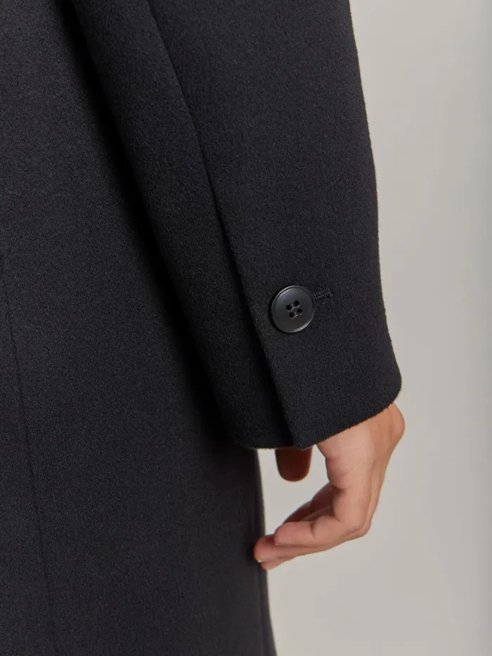Agns B Jackets and Coats Women Black Cashmere North Coat